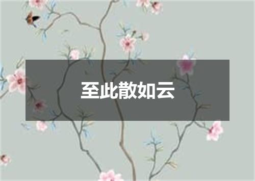 至此散如云