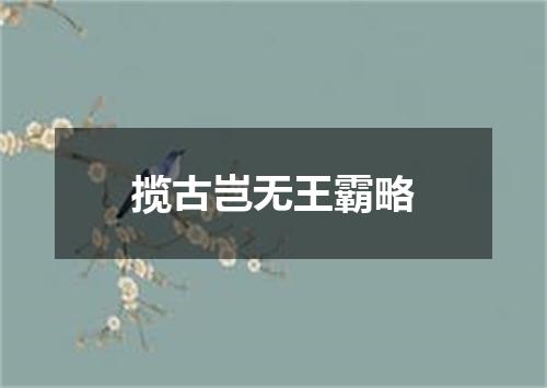 揽古岂无王霸略