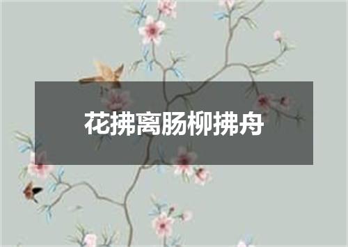 花拂离肠柳拂舟