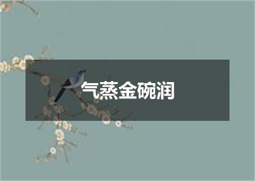 气蒸金碗润