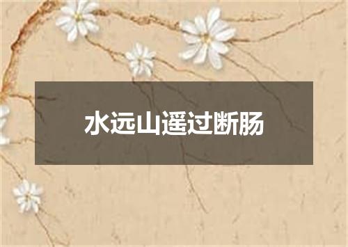 水远山遥过断肠