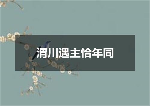 渭川遇主恰年同