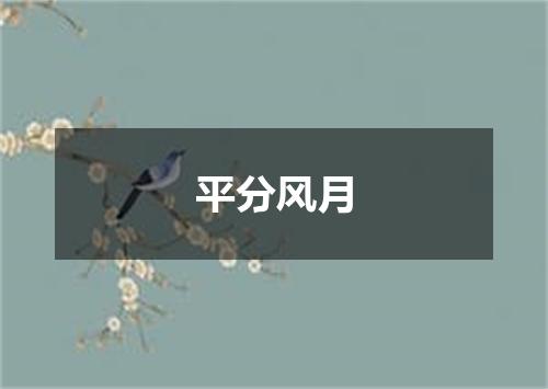 平分风月