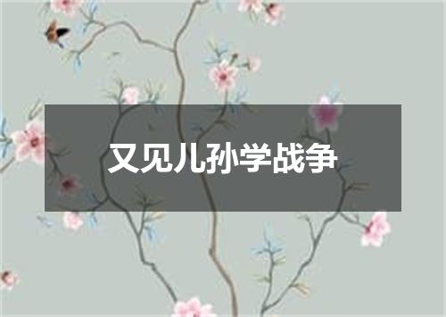 又见儿孙学战争