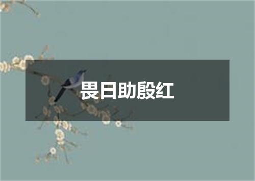 畏日助殷红