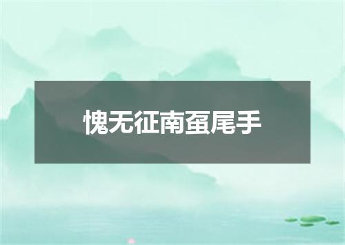 愧无征南虿尾手