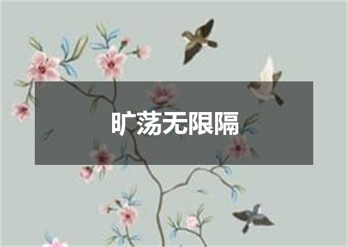 旷荡无限隔