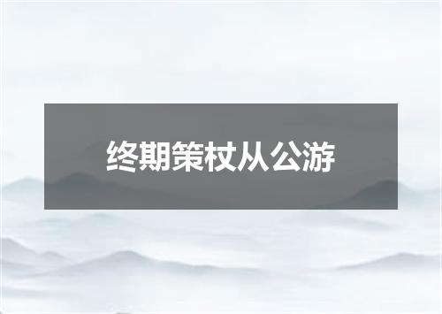 终期策杖从公游