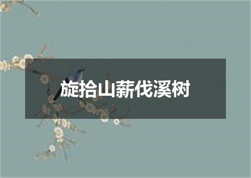 旋拾山薪伐溪树