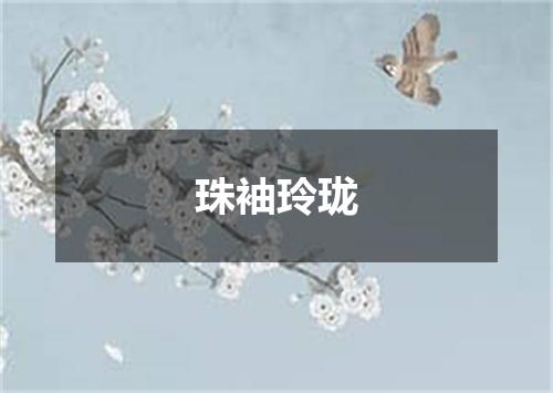 珠袖玲珑