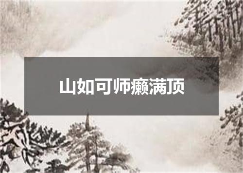 山如可师癞满顶