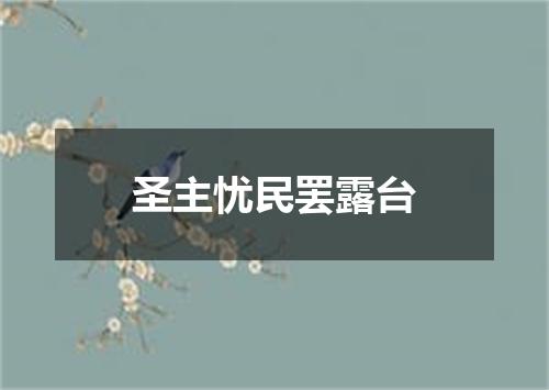 圣主忧民罢露台