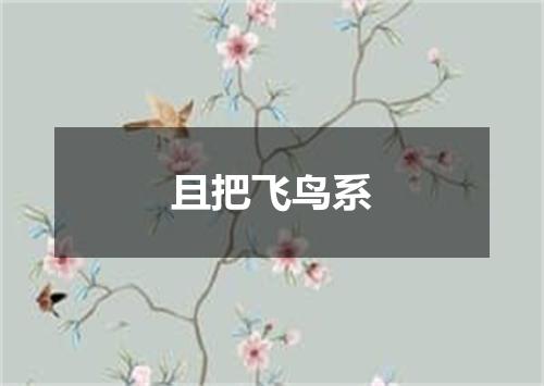 且把飞鸟系