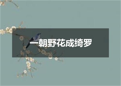 一朝野花成绮罗