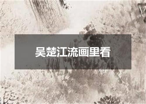 吴楚江流画里看