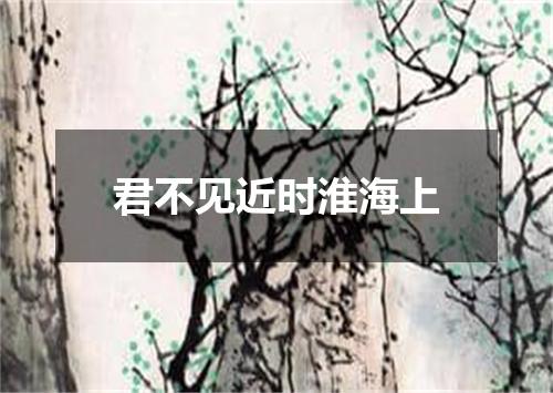 君不见近时淮海上