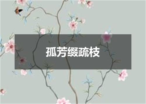 孤芳缀疏枝