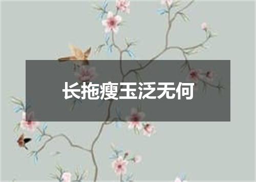 长拖瘦玉泛无何