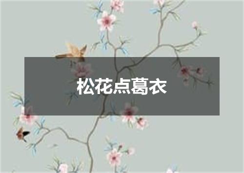 松花点葛衣