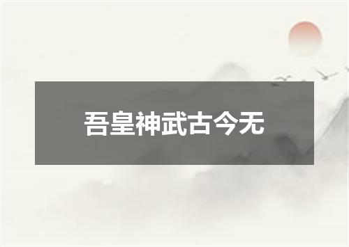 吾皇神武古今无