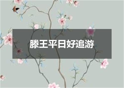 滕王平日好追游