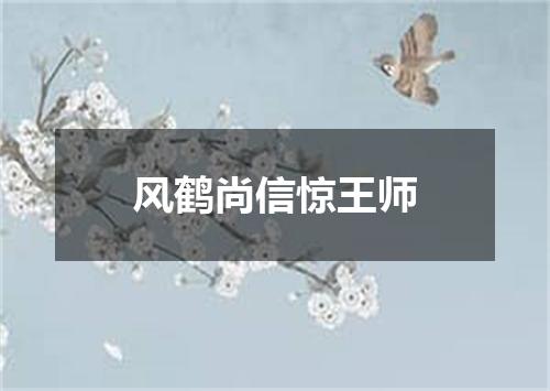 风鹤尚信惊王师