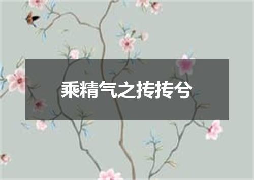 乘精气之抟抟兮