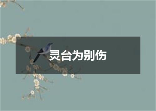 灵台为别伤