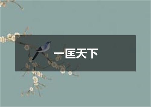 一匡天下