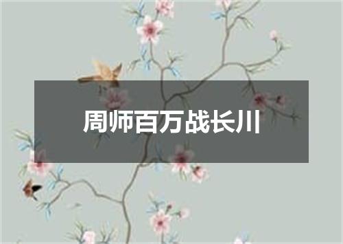 周师百万战长川