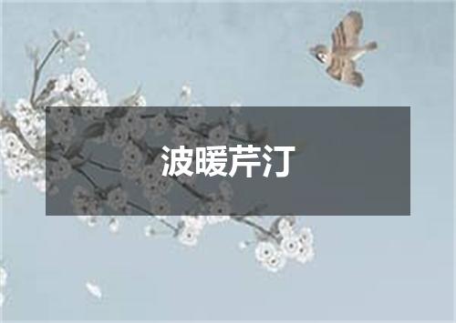 波暖芹汀