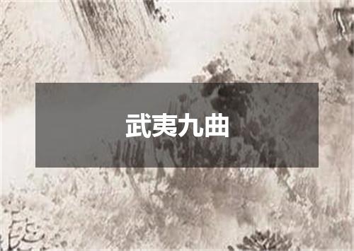 武夷九曲