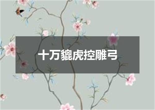 十万貔虎控雕弓