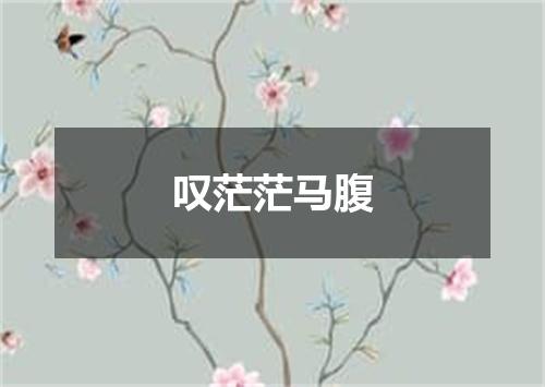 叹茫茫马腹