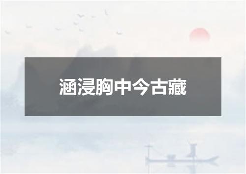 涵浸胸中今古藏