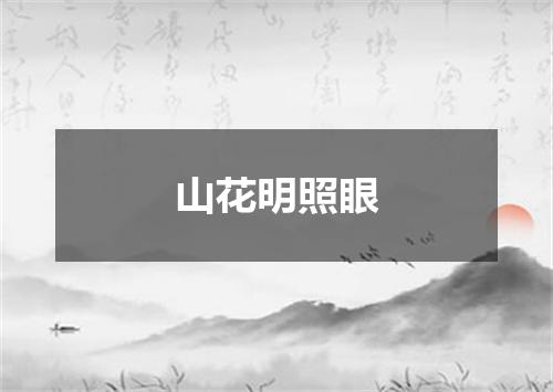 山花明照眼