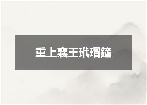 重上襄王玳瑁筵