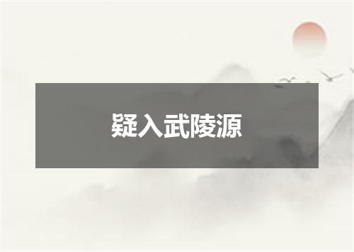 疑入武陵源