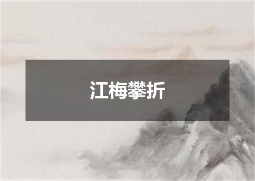 江梅攀折