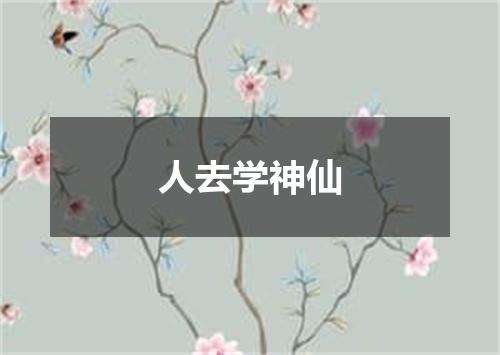 人去学神仙