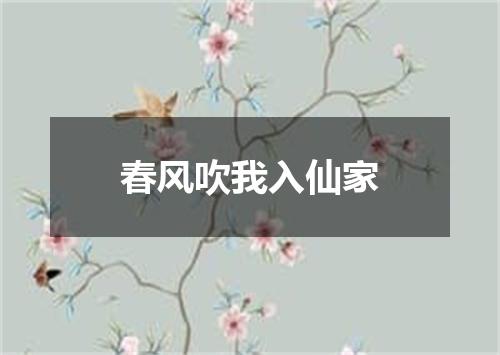 春风吹我入仙家