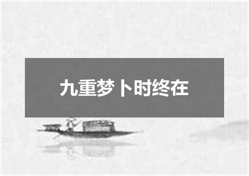 九重梦卜时终在