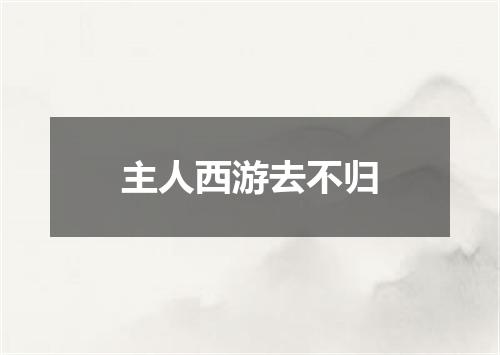 主人西游去不归