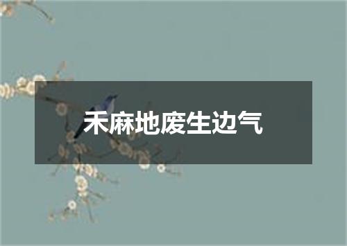 禾麻地废生边气