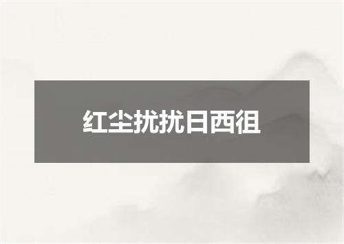 红尘扰扰日西徂