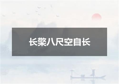 长檠八尺空自长