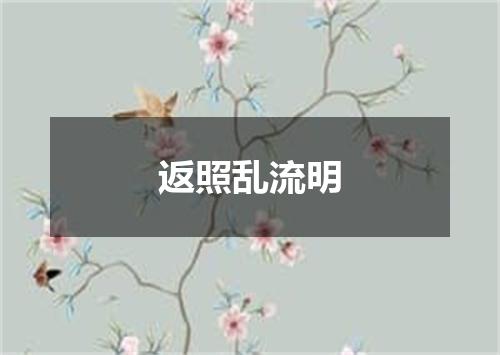 返照乱流明