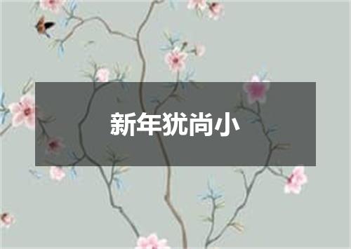 新年犹尚小