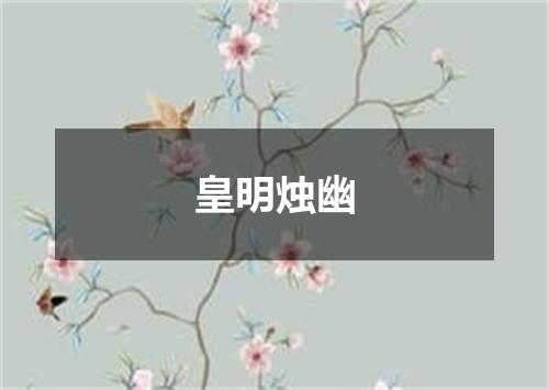 皇明烛幽