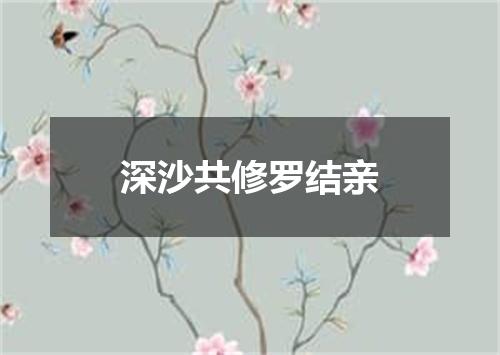 深沙共修罗结亲